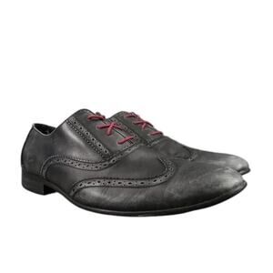 Original Penguin Shoes Mens 13 Oxfords Wingtip Leather Formal Distressed Classic